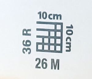 símbolo muestra 10x10